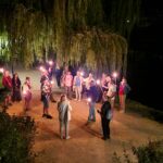 nocne zwiedzanie Zamościa park